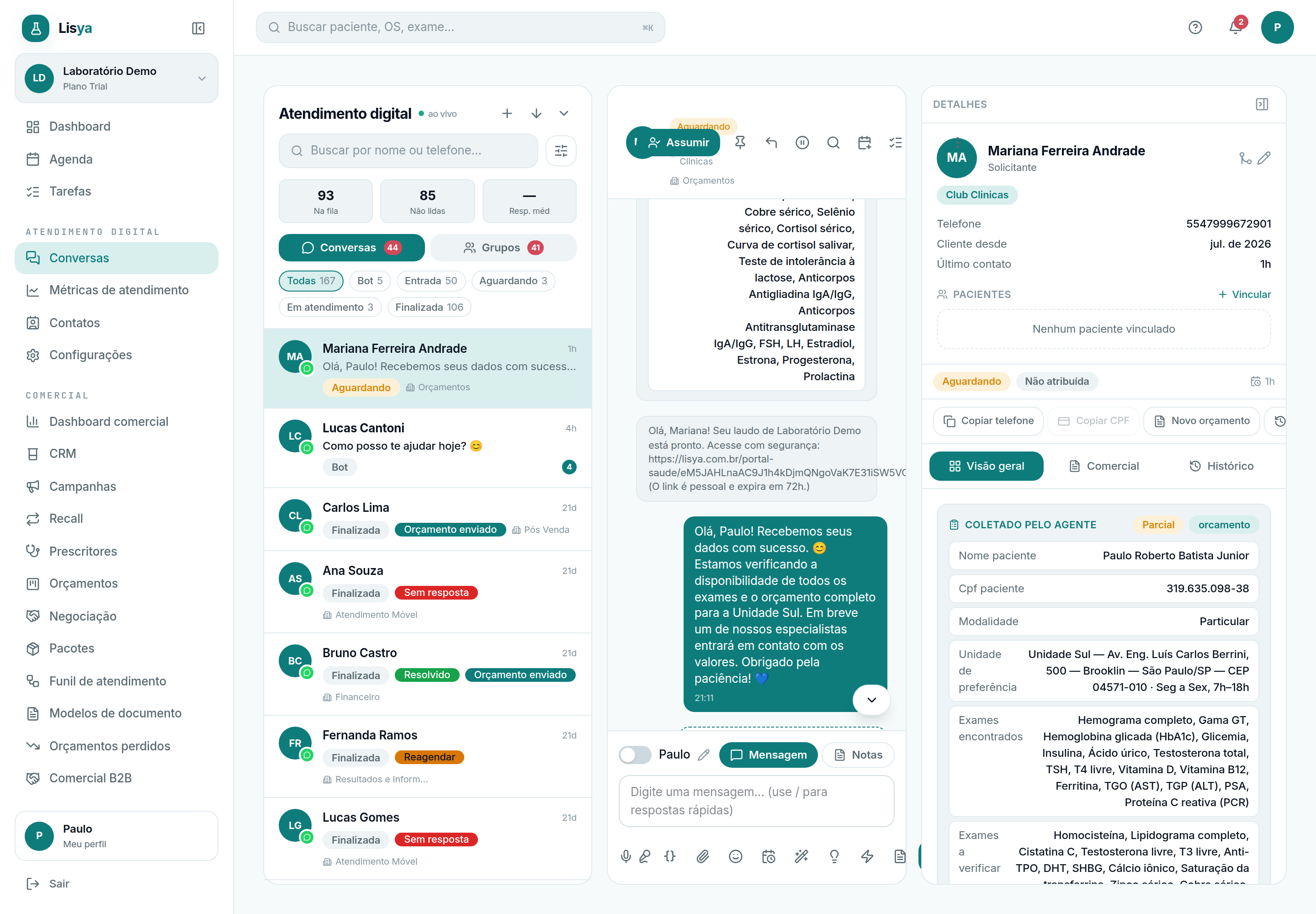 Atendimento digital: o inbox de WhatsApp com IA