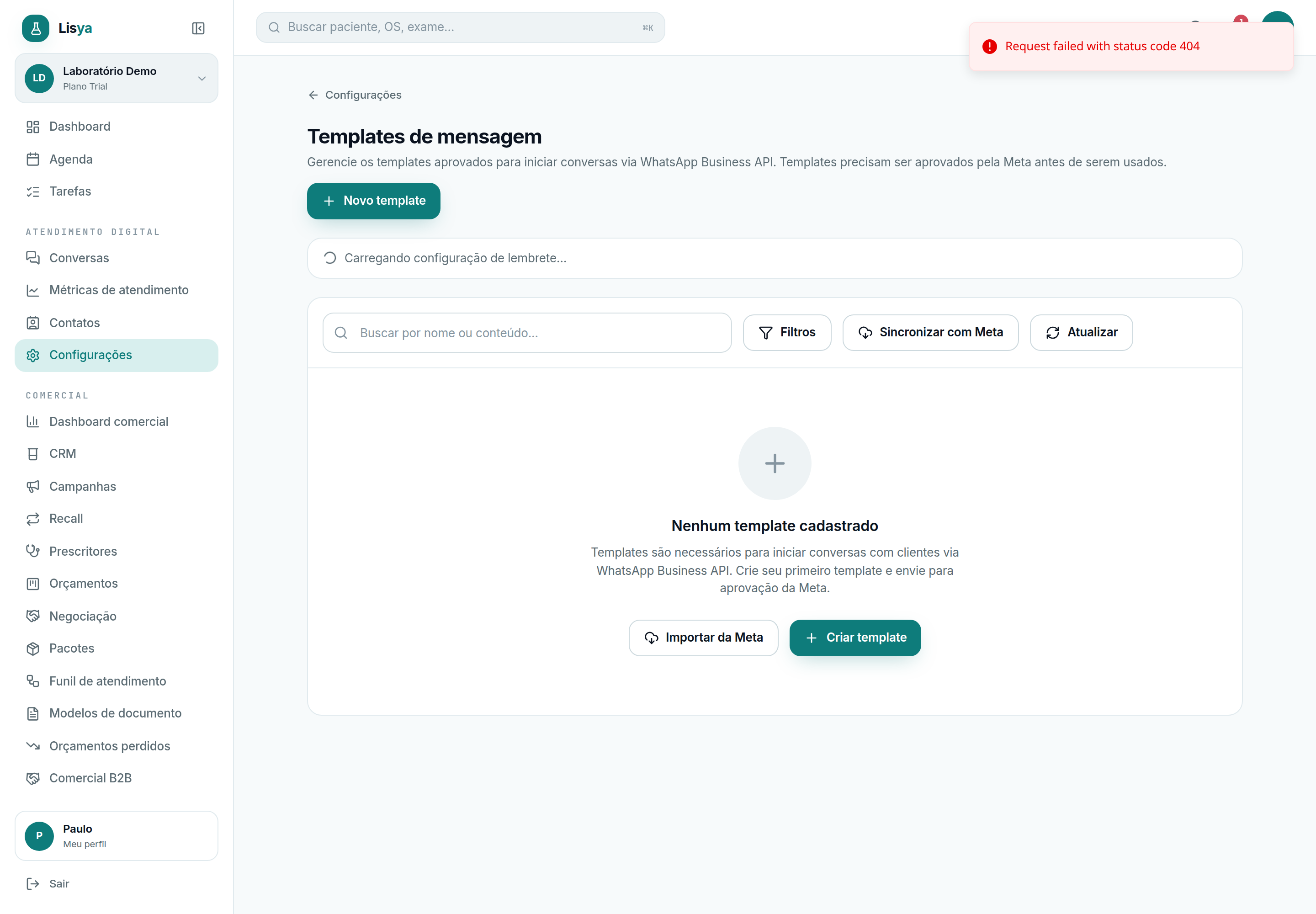 Templates de mensagem (WABA): modelos aprovados pela Meta